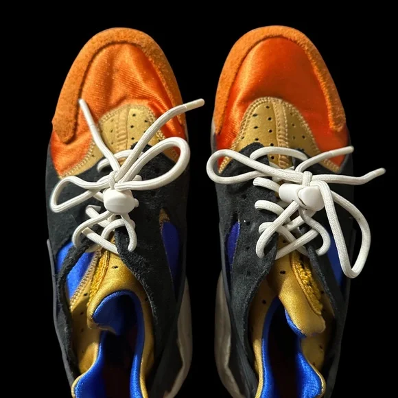 Nike womens Air Huarache 'ACG gold/orange/black 10 - Picture 3 of 7